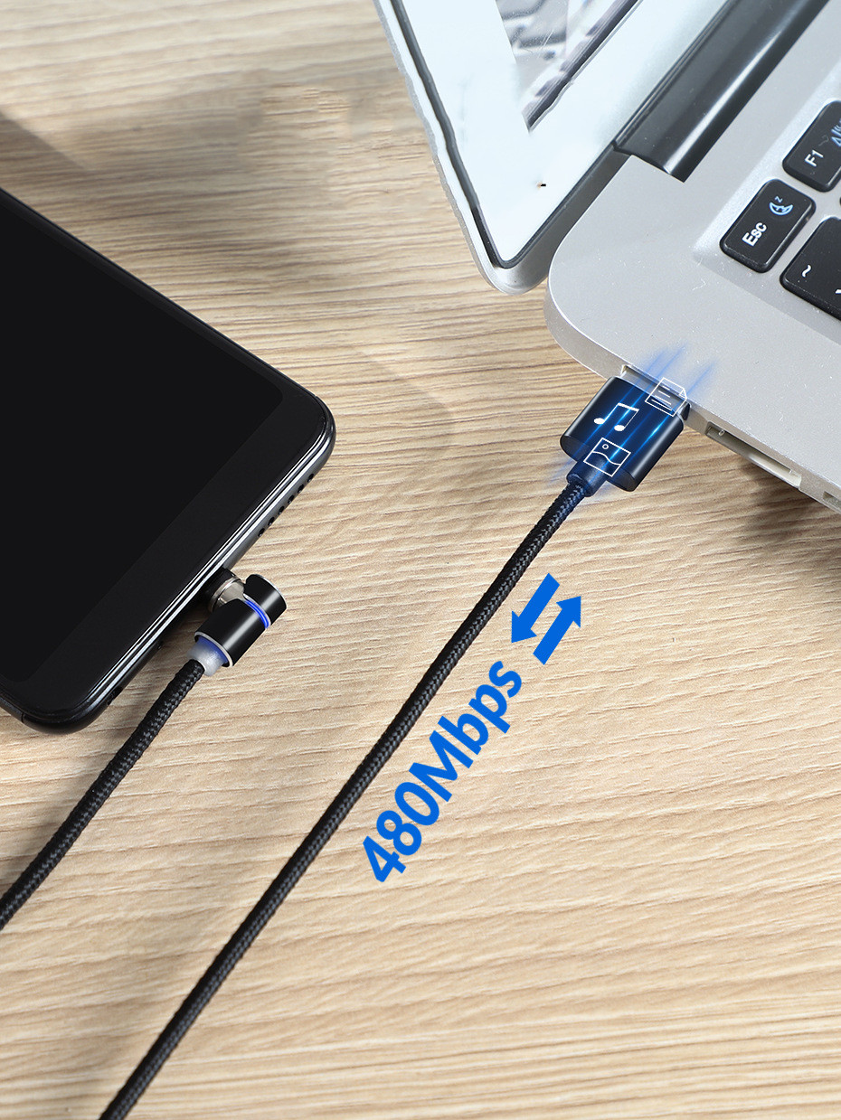 Magnetic Cable LED Magnet Charger USB & Type-c C