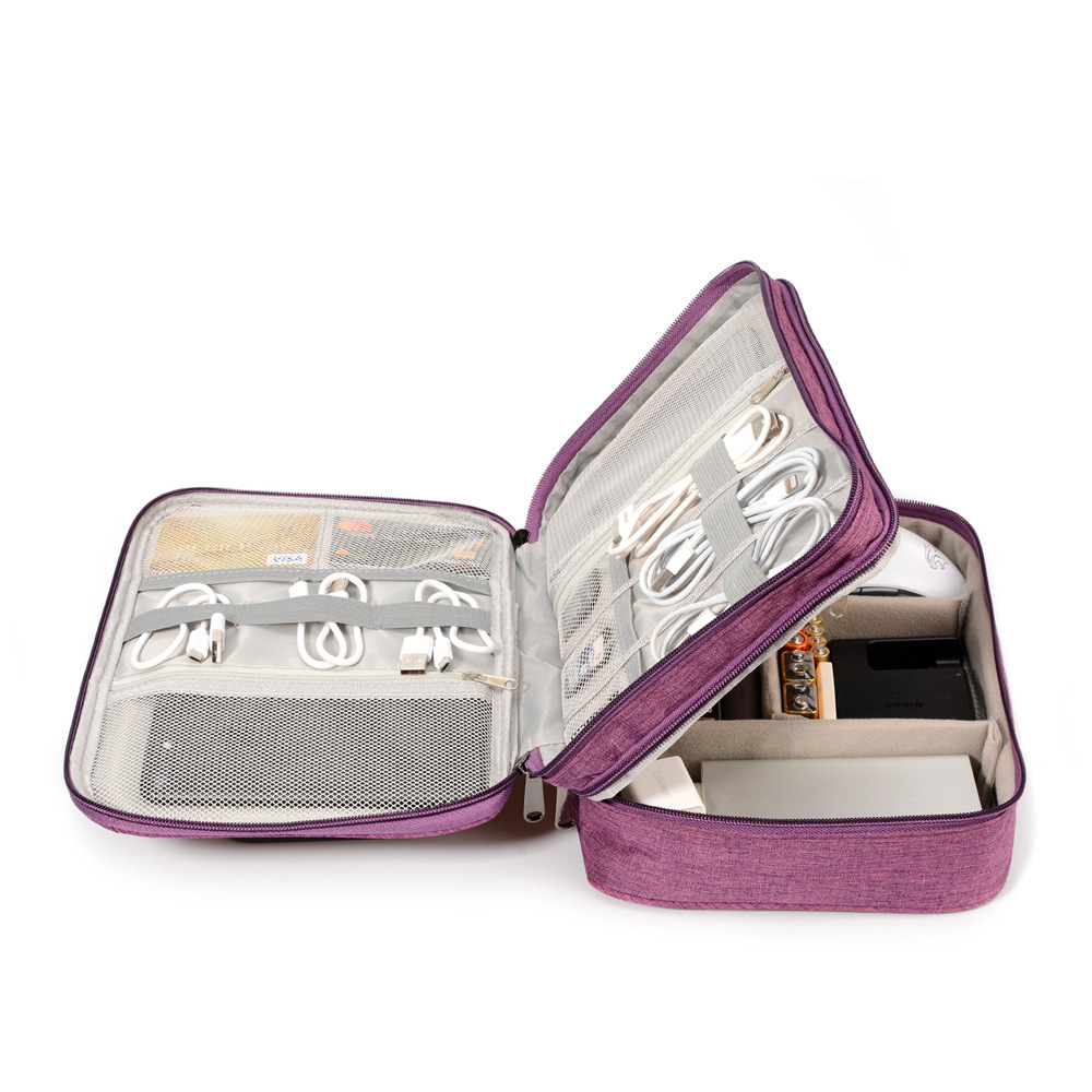 Cable Organizer Bag Travel Electronic Accessories Carrying Case For
