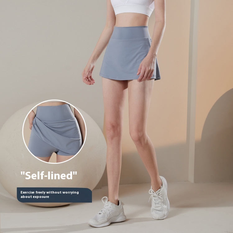 Anti-exposure Loose High Waist Slimming Yoga Tennis Culottes