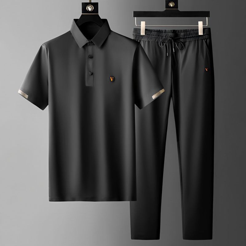 Four-sided Stretch Fabric Men's Middle-aged Business Straight