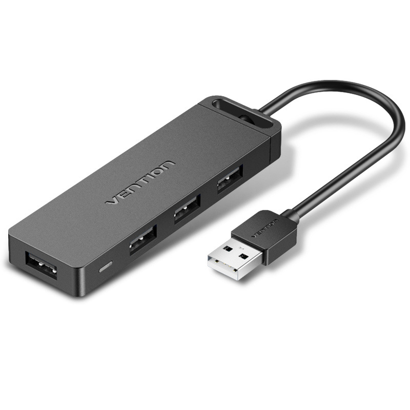 Chm Series Usb2.0 To Usb2.0x4 And Micro USB Power Supply Black 0.5m