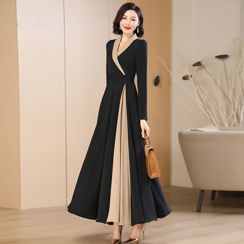 Large Swing Slimming Long Elegant Chic Beautiful Dress