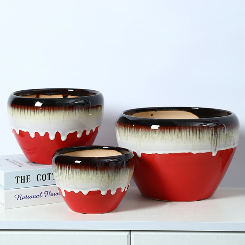 Ceramic Flowerpot Household Large Diameter