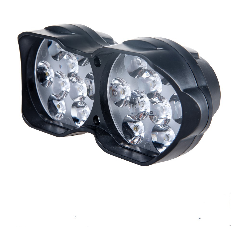 L15 Motorcycle LED Headlights Electric Car External Lights 9 Beads 18