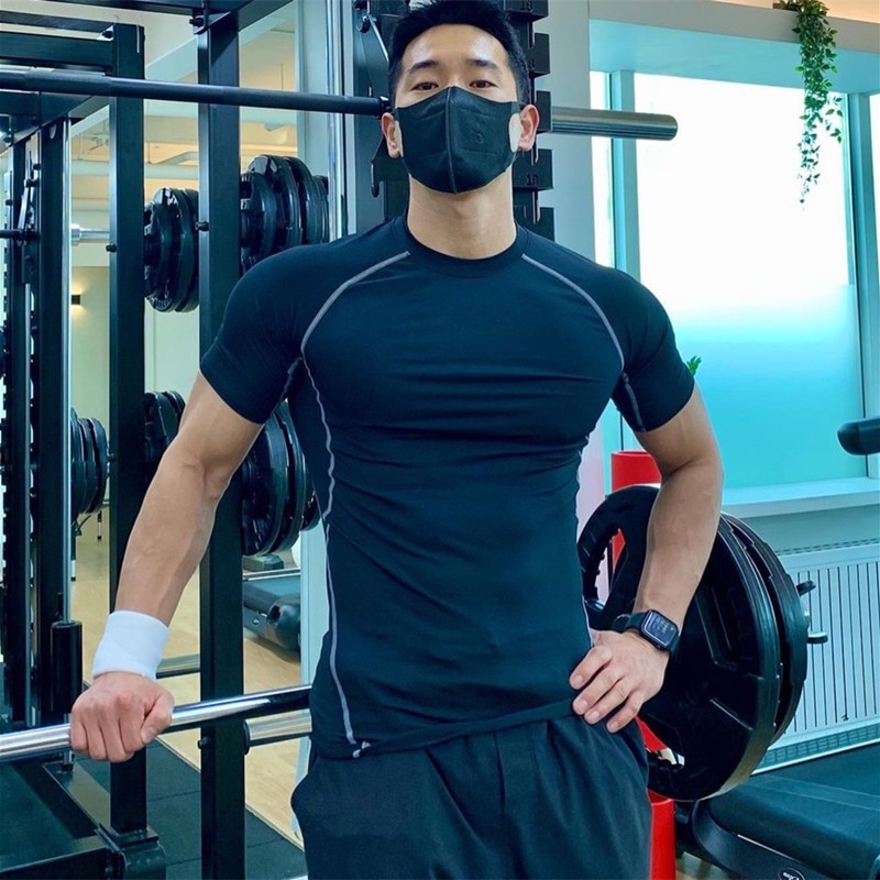 Men's Personal Trainer Overalls With Short Sleeves