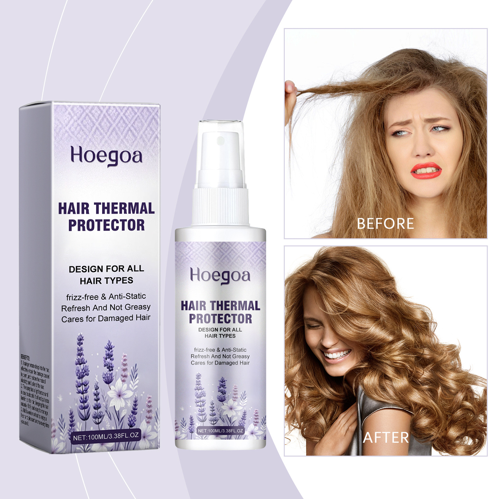 Protein Soft Nourishing Hair Mask Dyeing Fluffy Spray