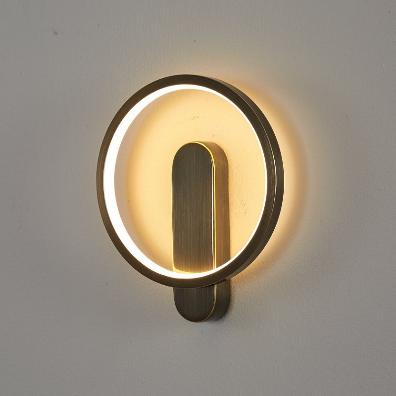 Copper Wall Lamp Light Luxury Bedroom Bedside