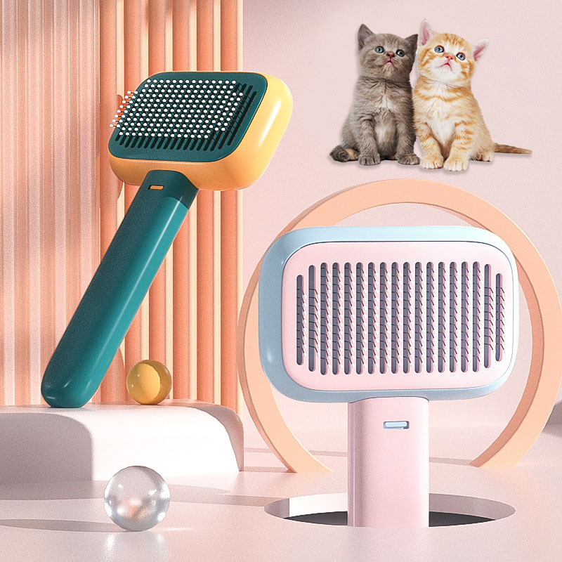 New Pet Cat Dog Hair Brush Massage Comb Open-knot Grooming Cleaning Tool