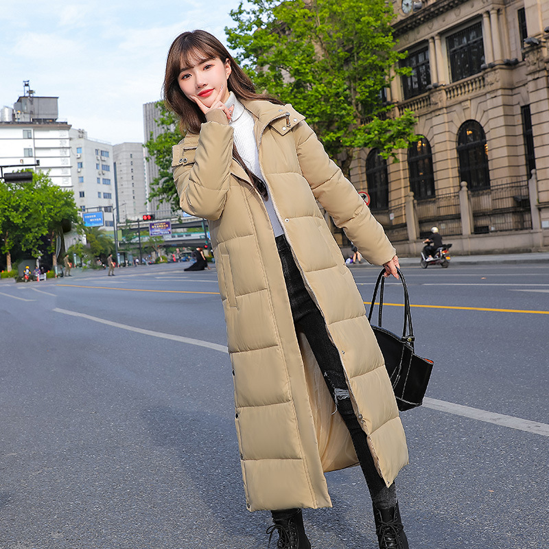 Women's Down Padded Jacket Mid-length Over-the-knee