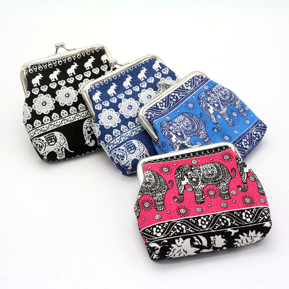 New National Wind Zero Wallet Canvas Stamp Coin Package For Lady