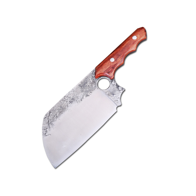 Forged Large Thick Ring Small Kitchen Knife Butcher Slicing