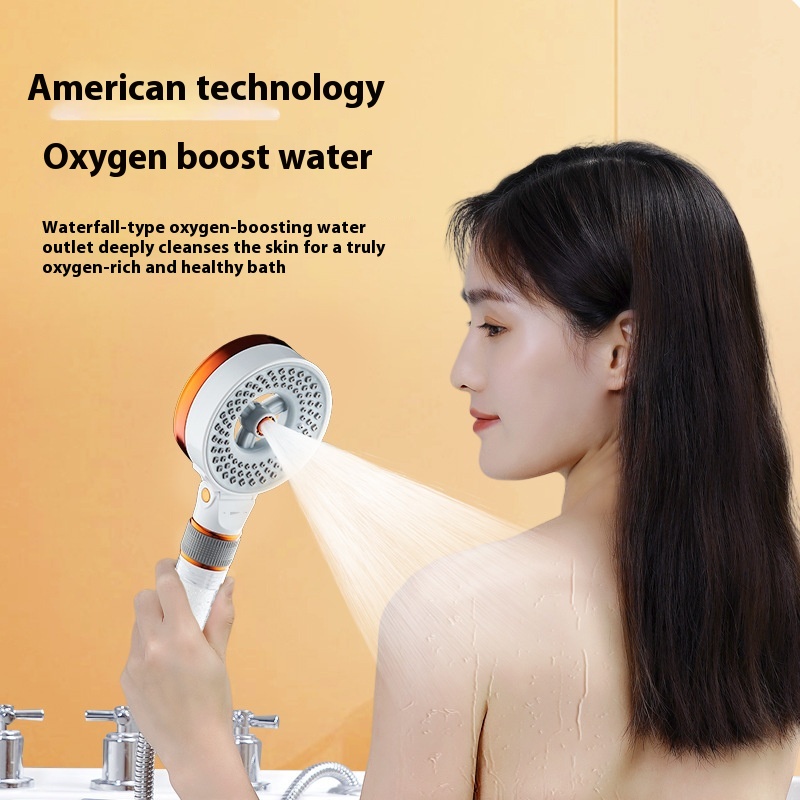 Double-sided Supercharged Skin Beauty Shower Nozzle Household