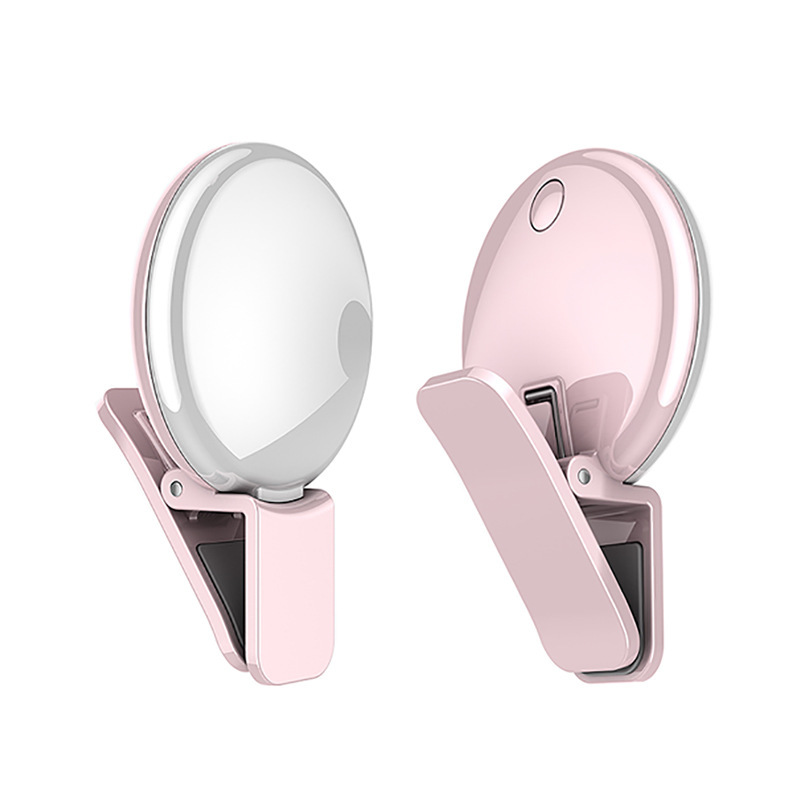 Make-up Selfie With Mobile Phone Fill Light Round