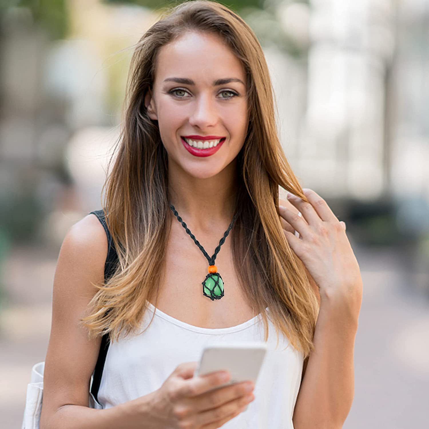 Irregular Natural Stone Yoga Bracelet Suit DIY