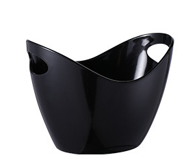 Thickened Plastic Transparent Ingot Ice Bucket Acrylic Champagne
