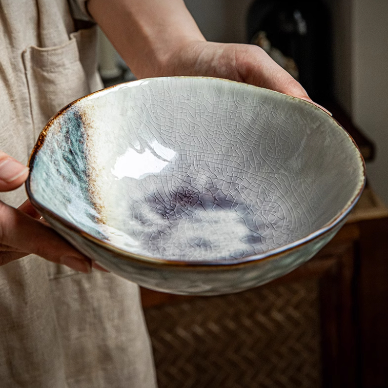 Salad Bowl Ceramic Cold Dish Tableware