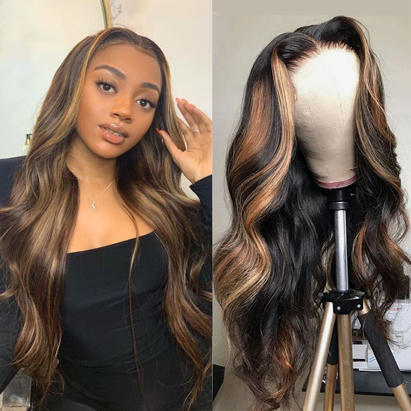Women's Fashion Foreign Trade Wigs Long Curly Hair Chemical Fiber Rose