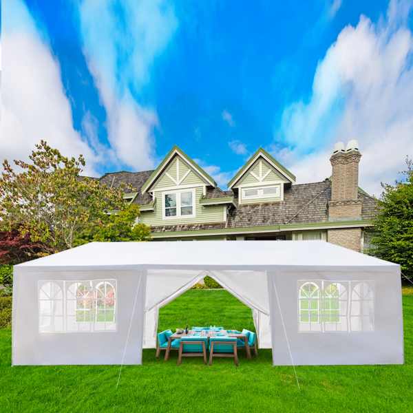 8 Sides Pergola Iron PE Cloth