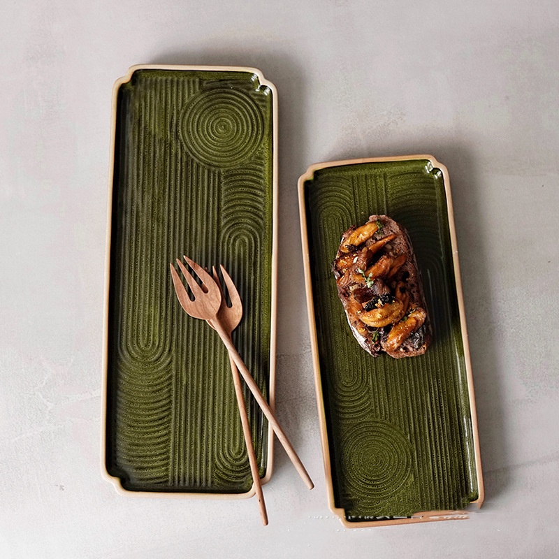 Creative Rectangular Plate Household Sushi Dish
