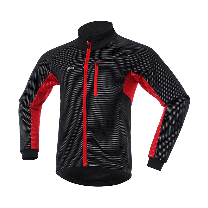 Autumn And Winter Three-layer Composite Fleece Cycling Jersey