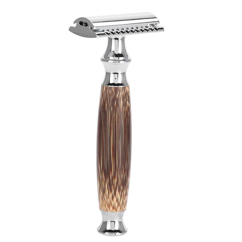 Double Edged Safety Razor With Long Natural Bamboo Handle Experience A