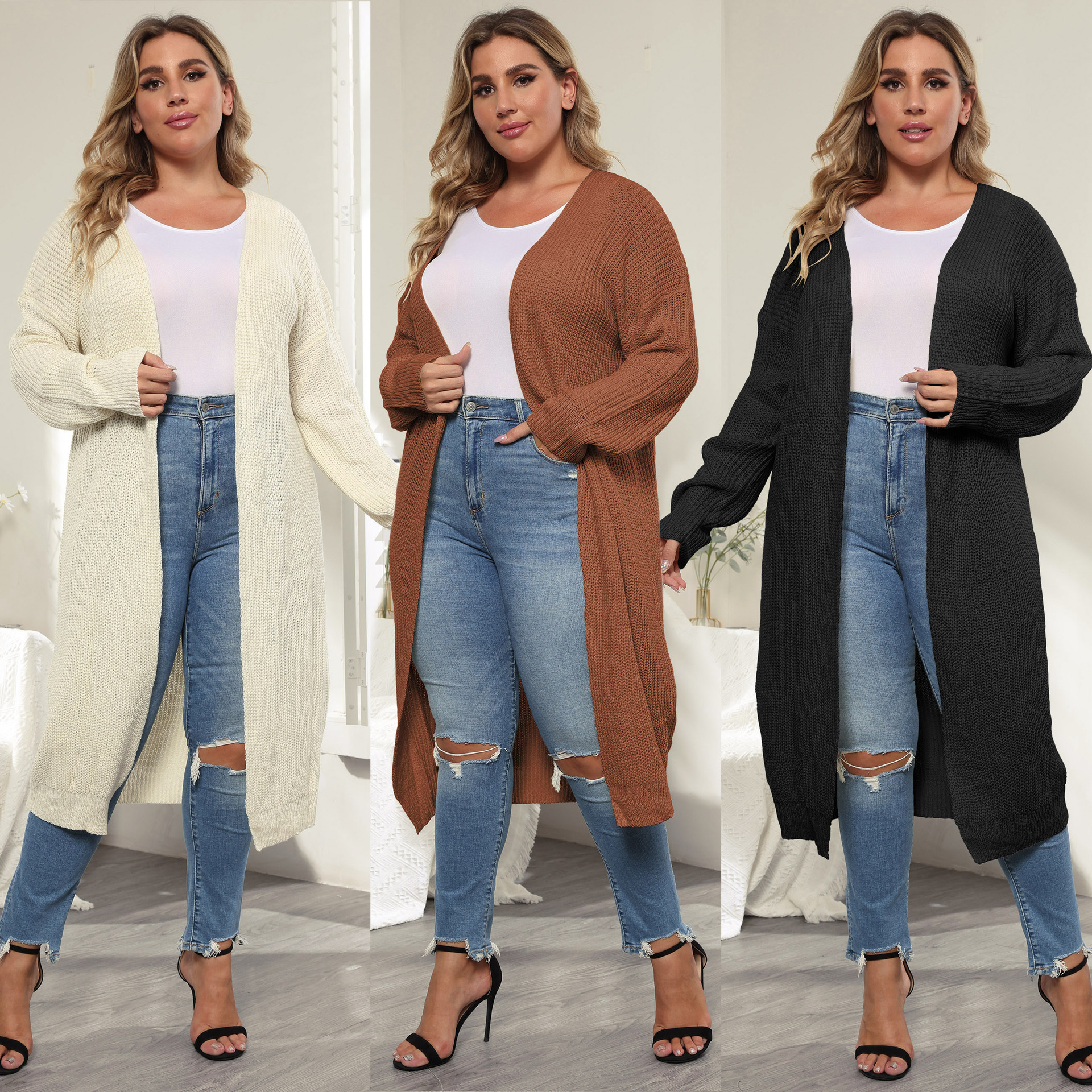 Women's Coat Simple Fashion European And American Style Plus Size