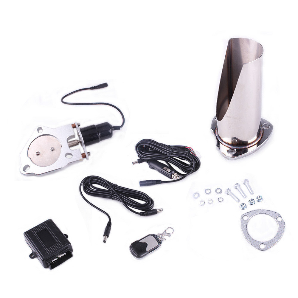 Modified Tail Throat Of Automobile Exhaust Pipe Can Be Remote Controlled