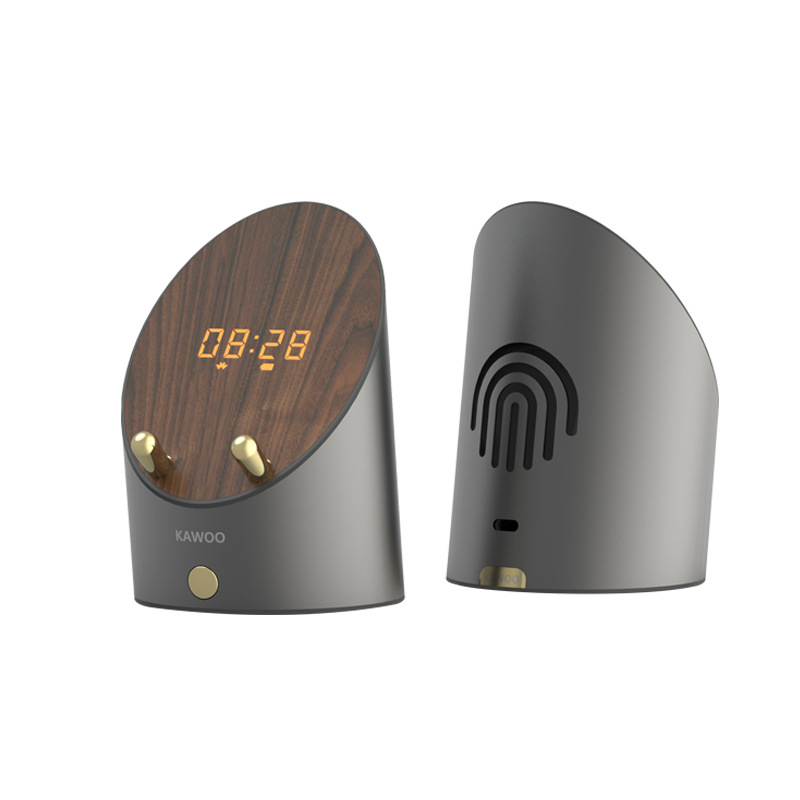 Portable Mini Desktop Wireless Alarm Clock BLUETOOTH Speaker