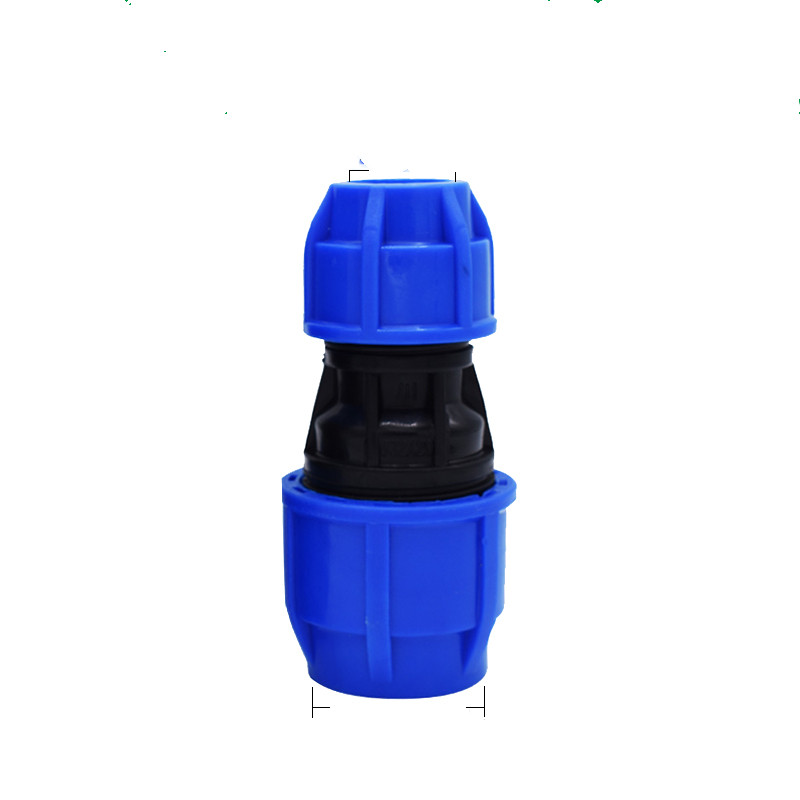 PE Quick Connect Pipe Fitting Plastic Joint Non Melt Water Direct