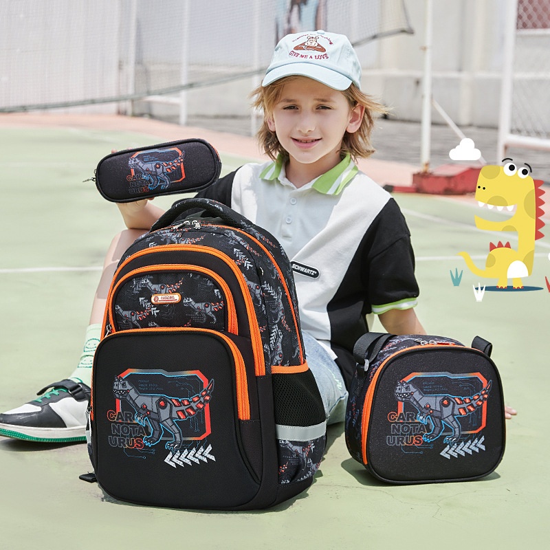 Primary School Student Schoolbag Boys Stylish And Lightweight Grade 1-3