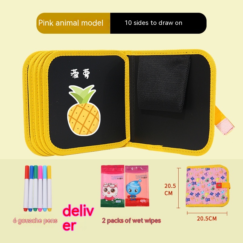 10-sided Children's Early Education Picture Book Double-sided Graffiti
