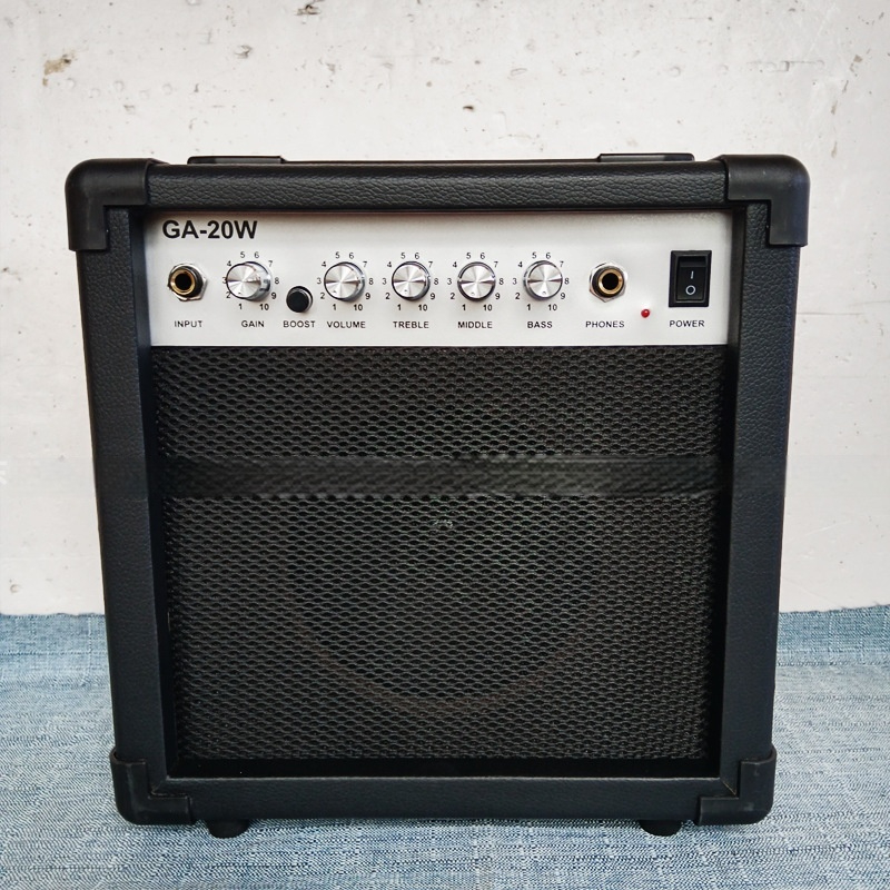 20w Electric Guitar Loudspeaker Box Electricity Wooden Speaker Folk Play