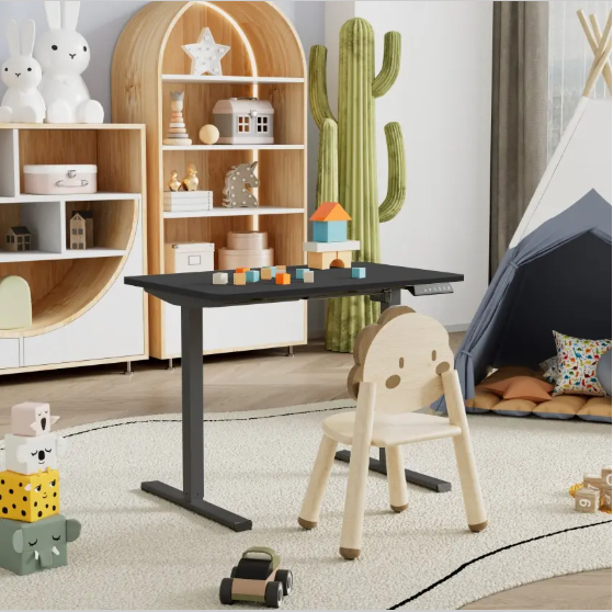 Electric Standing Desk Whole Piece Adjustable Height Home Office