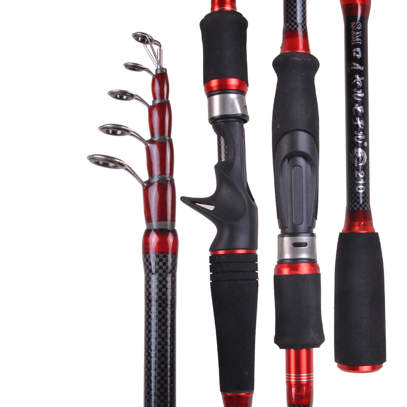 MH Shrinking Rod Straight Shank Carbon Vibration Outlet Fishing Tackle