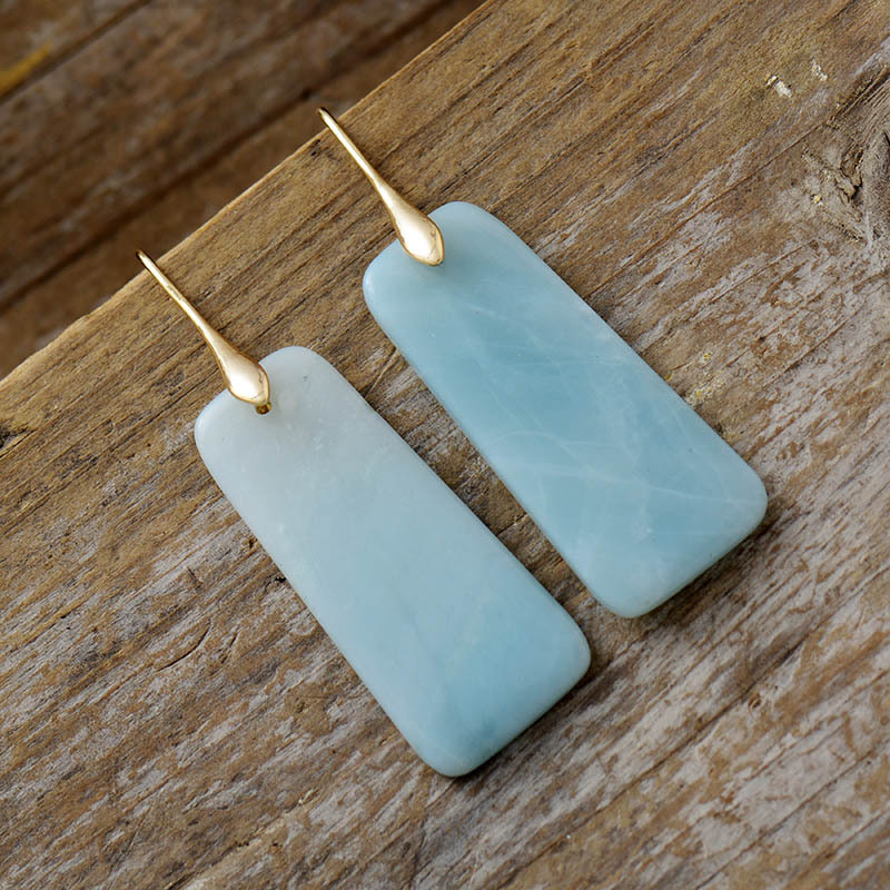 Geometric Pendant Earrings Women's European And American Popular