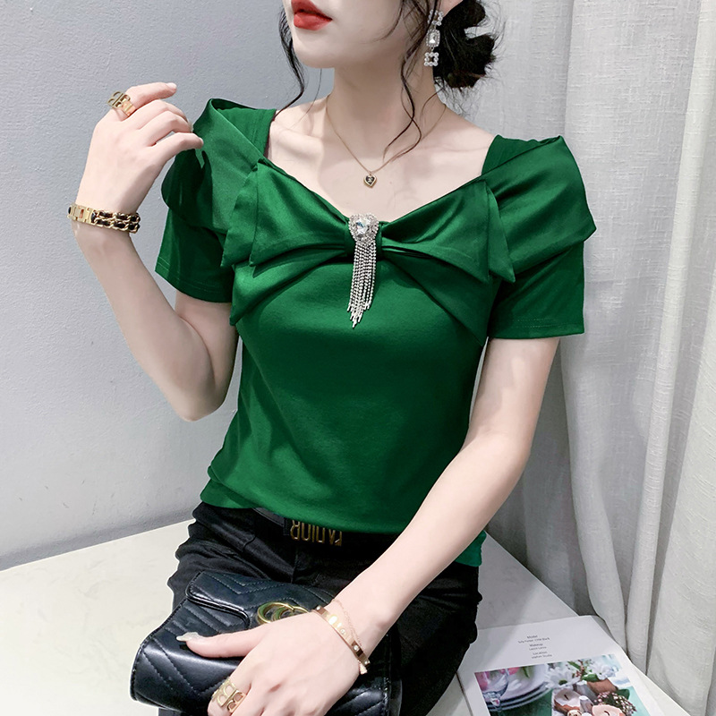 Women's Design Sense Three-dimensional Bow Waist Slimming Temperament
