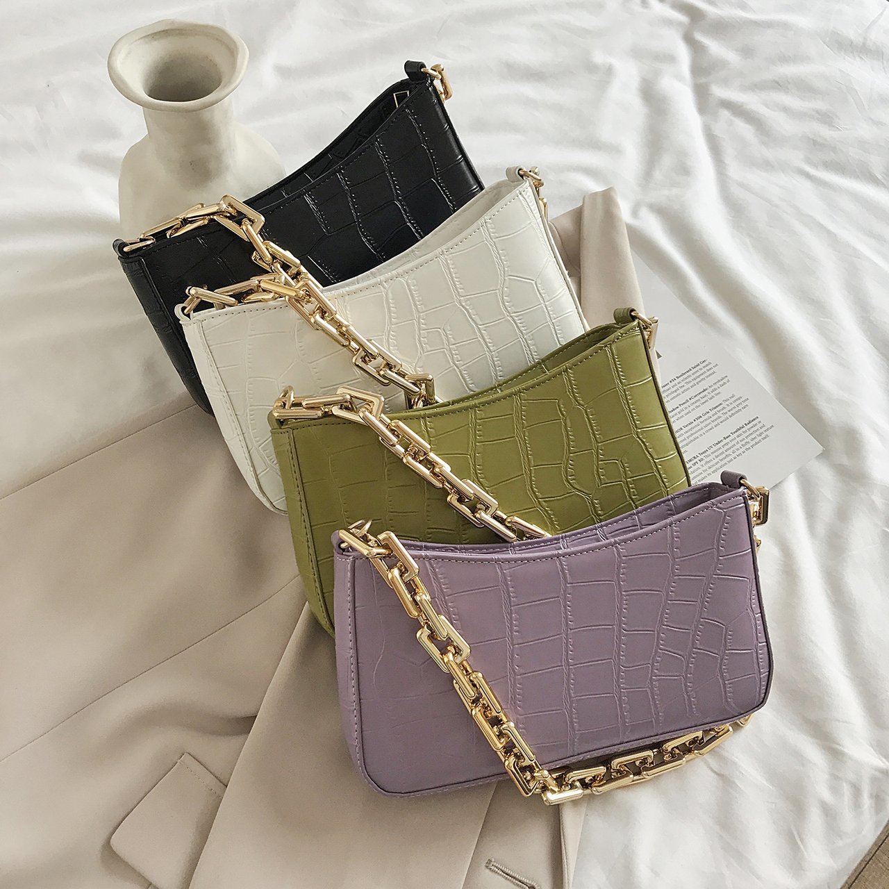 Fashion Korean Style Simple One-shoulder Armpit Bag