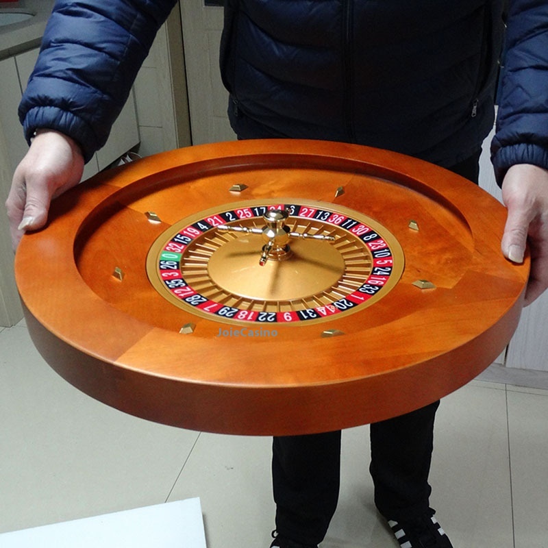 Solid Wood Roulette Wheel Yellow Diameter 50cm20-inch Or 45cm18-inch