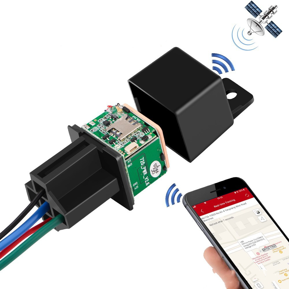 Explosive CJ720 Multi-mode Relay GPS Car Tracker