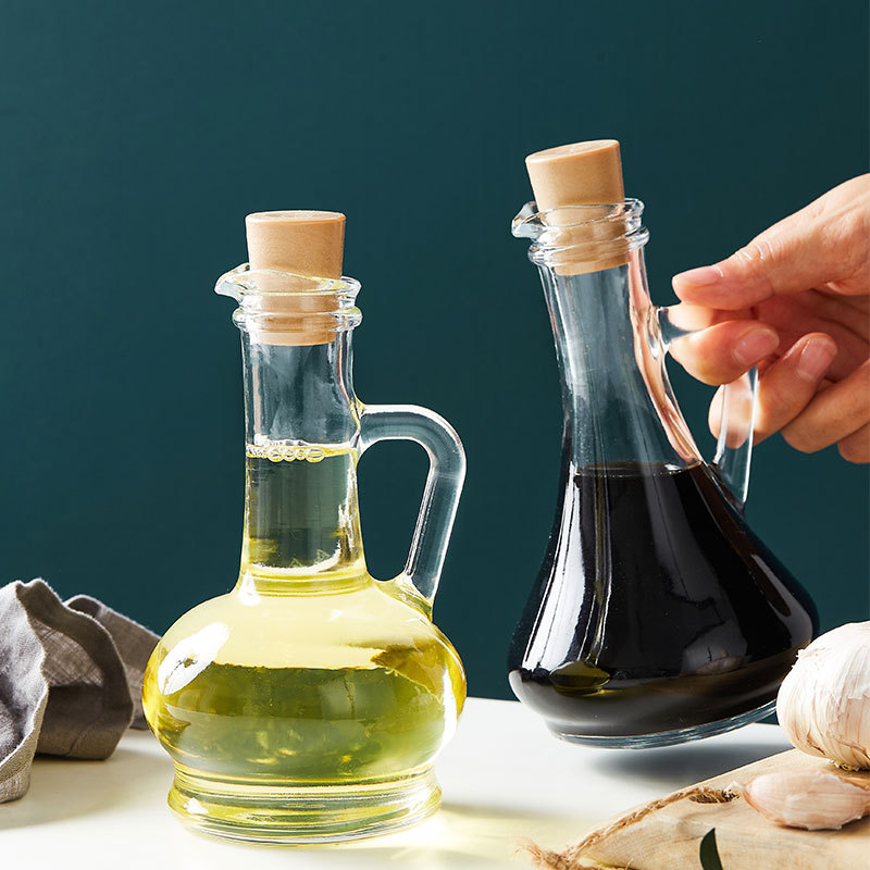 Imported Pasa Baahce Lead Free Glass Seasoning Bottle Oil Pot