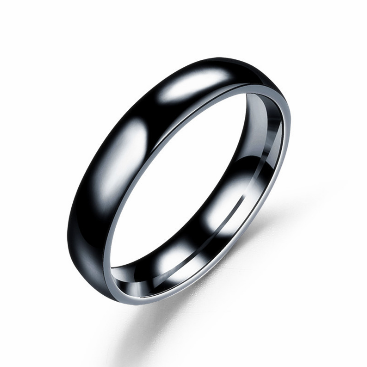 Titanium Steel Stainless Ring Couple