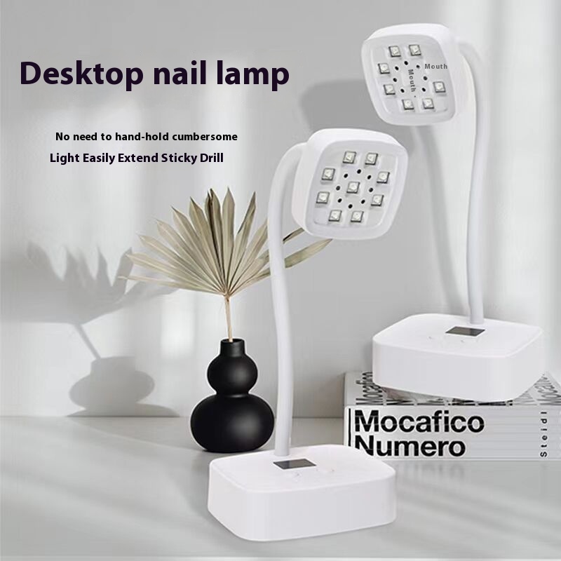 Desktop Storage Manicure Lotus Lamp Quick-drying Induction
