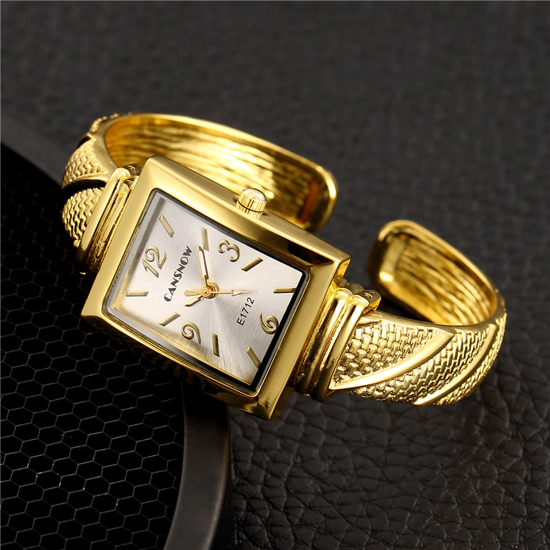 Metal Texture Square Bracelet European And American Fashion Women's