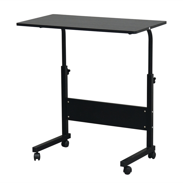 Large Mobile Multi Purpose Side Desk Computer Cover - Black
