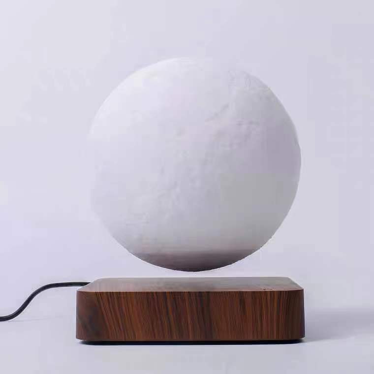 Magnetic Levitation Table Lamp Moon Light 3D Printing Planet Night