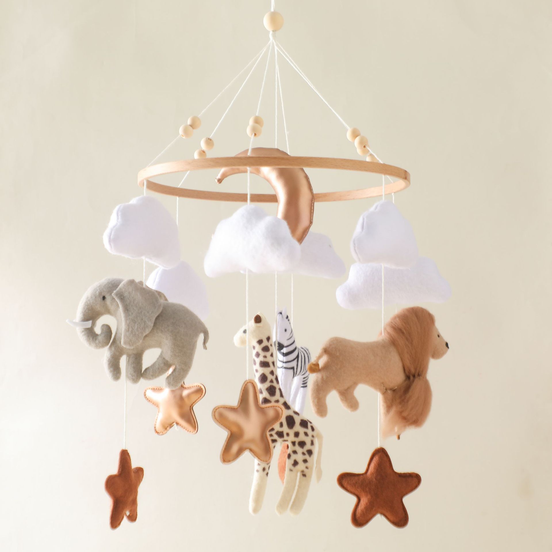 Room Hand-eye Coordination Decoration Wind Chimes Crib Felt Forest
