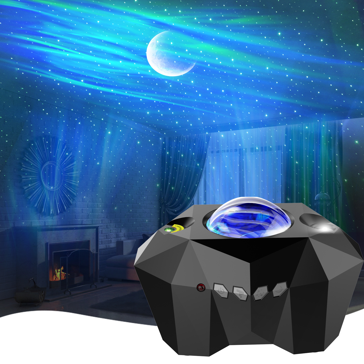LED Dream Aurora Borealis Ocean Star Light Projector