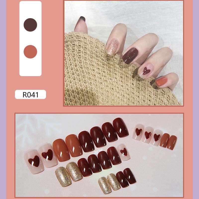 Detachable Nail Patch Waterproof 24 Pieces