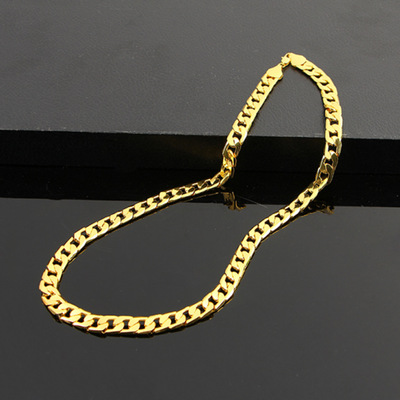 European And American Selling Men's Flat Side NK Necklaces Have A Large