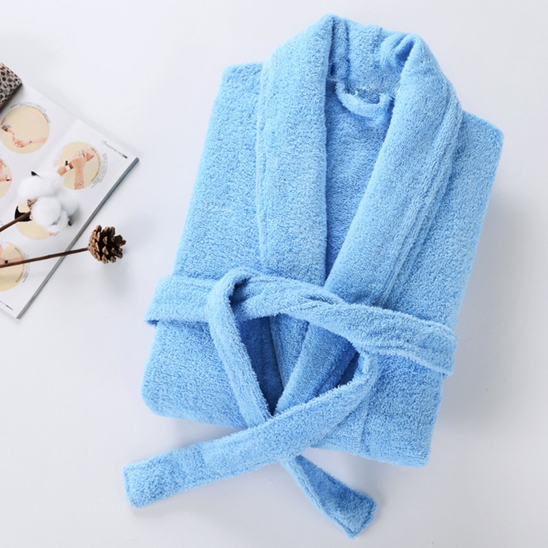 Bathrobe Towel Material Cotton Women's Winter Long Water-absorbing